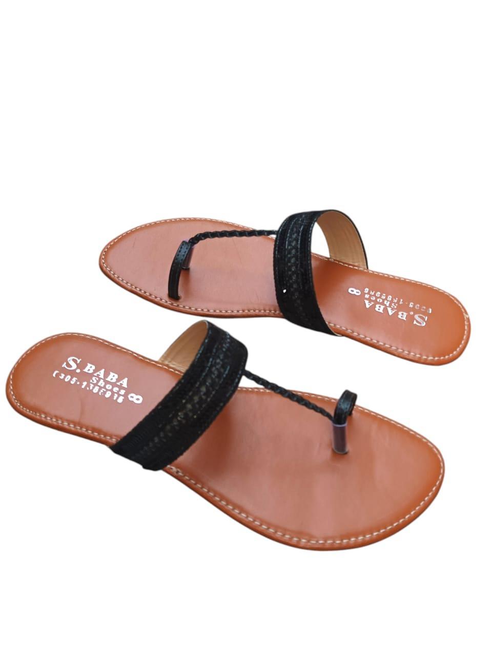 Stylish Women's PU Leather Kolhapuri Chappals