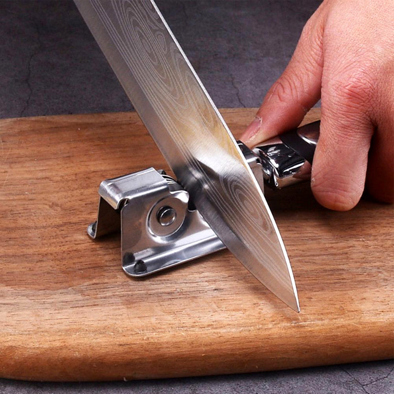 Easy Grip Stainless-Steel Mini Knife Sharpening Tool